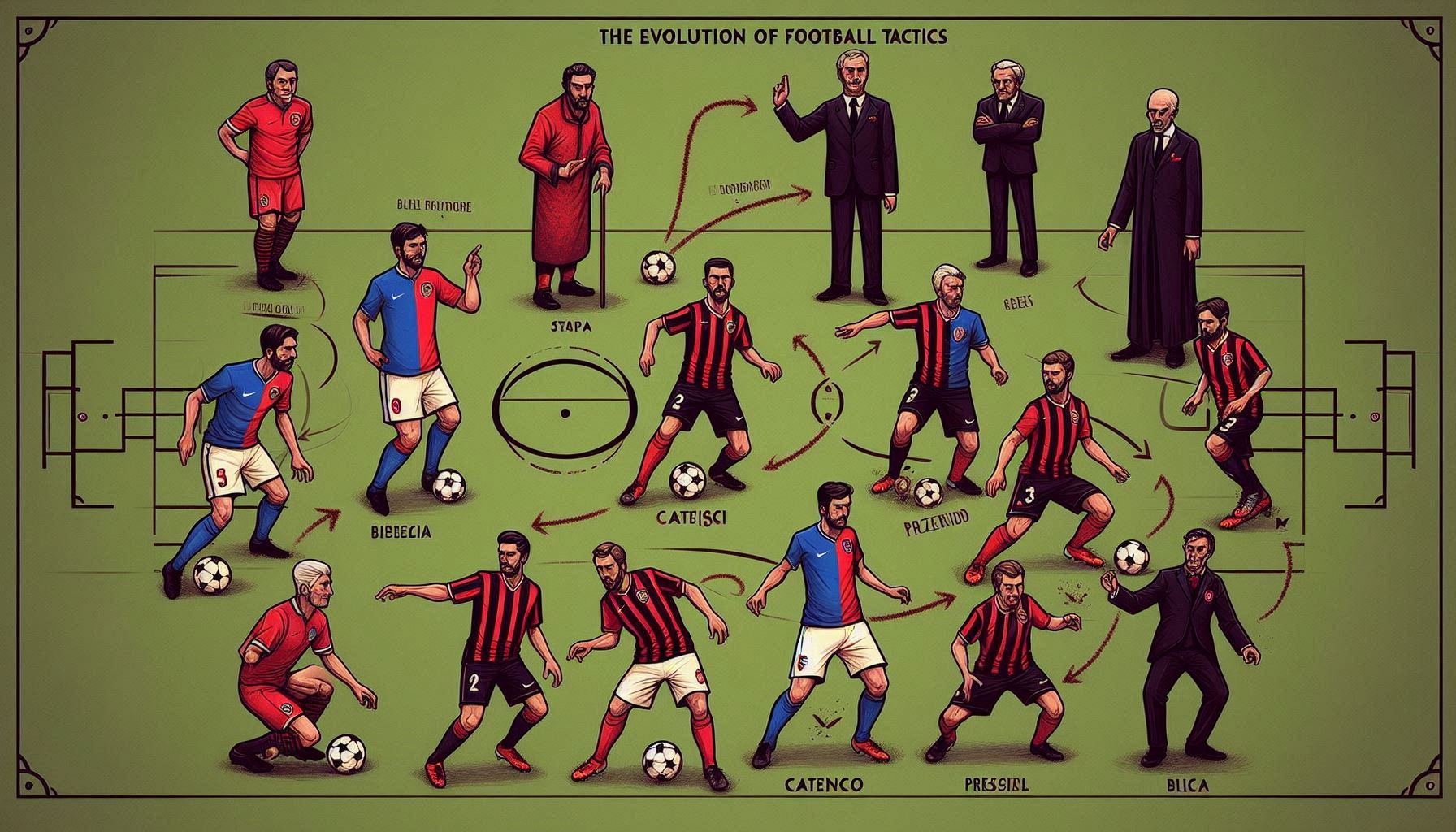 The Evolution of Soccer Tactics: From Catenaccio to Gegenpressing
